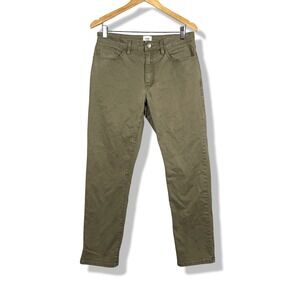 Flint and Tinder Straight Fit Pants Mens 31x30 Green Workwear Rugged Casual